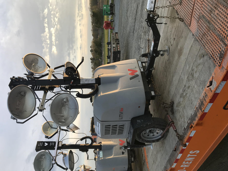 2019 Wacker Neuson LTV6L-MH Wacker Neuson LTV6L Mobile Light Tower w/Fuel Level Sensor Installed