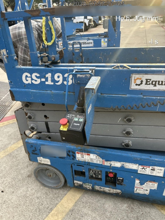 2018 Genie GS-1930 Genie GS-1930 Scissor Lift w/Standard Options