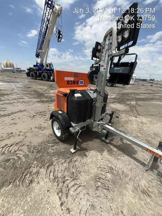 2024 Wanco WLTT-4MM4K Diesel, Deep Sea Controller, Shore Power Plug, Auto Start, (4) 350W LED Floodlights, 4kW Generator, 60 Gal Fuel Tank, 2" Ball, T3