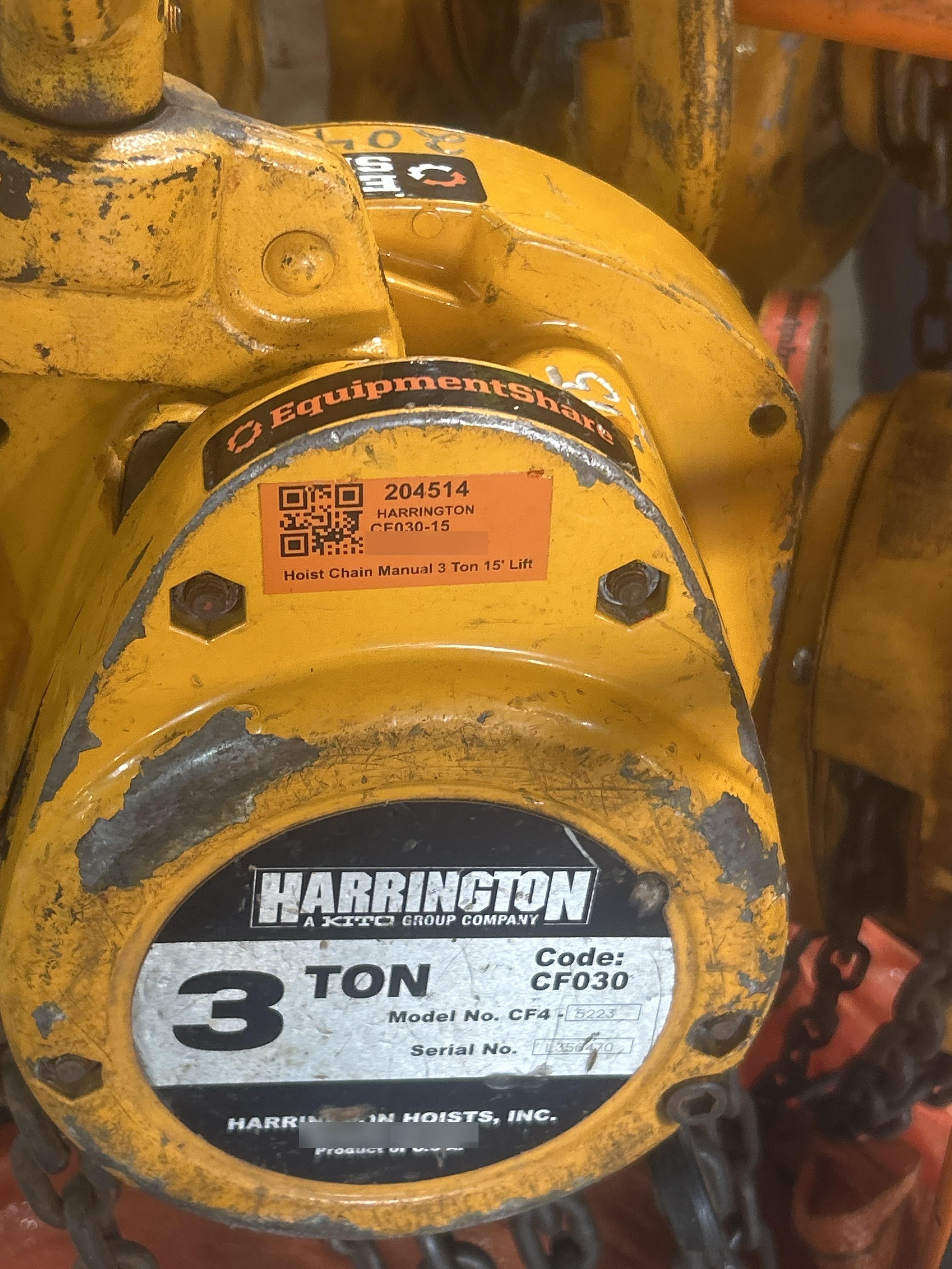 2021 HARRINGTON CF030-15
