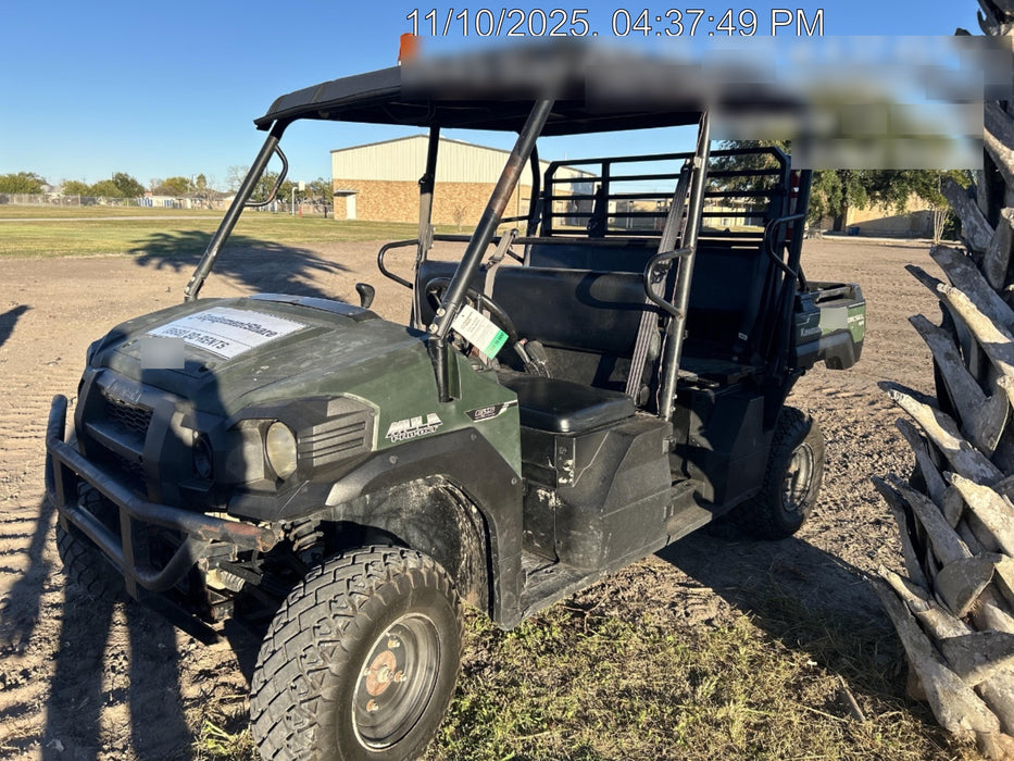 2019 Kawasaki Mule PRO-DXT Standard Options, Backup Alarm, Beacon, Plastic Hard Top, Poly Windshield, Horn Kit