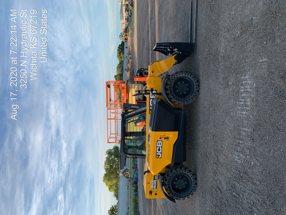 2020 JCB 505-20TC Cab/Heat/Air, Solid Tires, Work Lights, Beacon, Aux Hydraulics, Back up Alarm, ES Decals