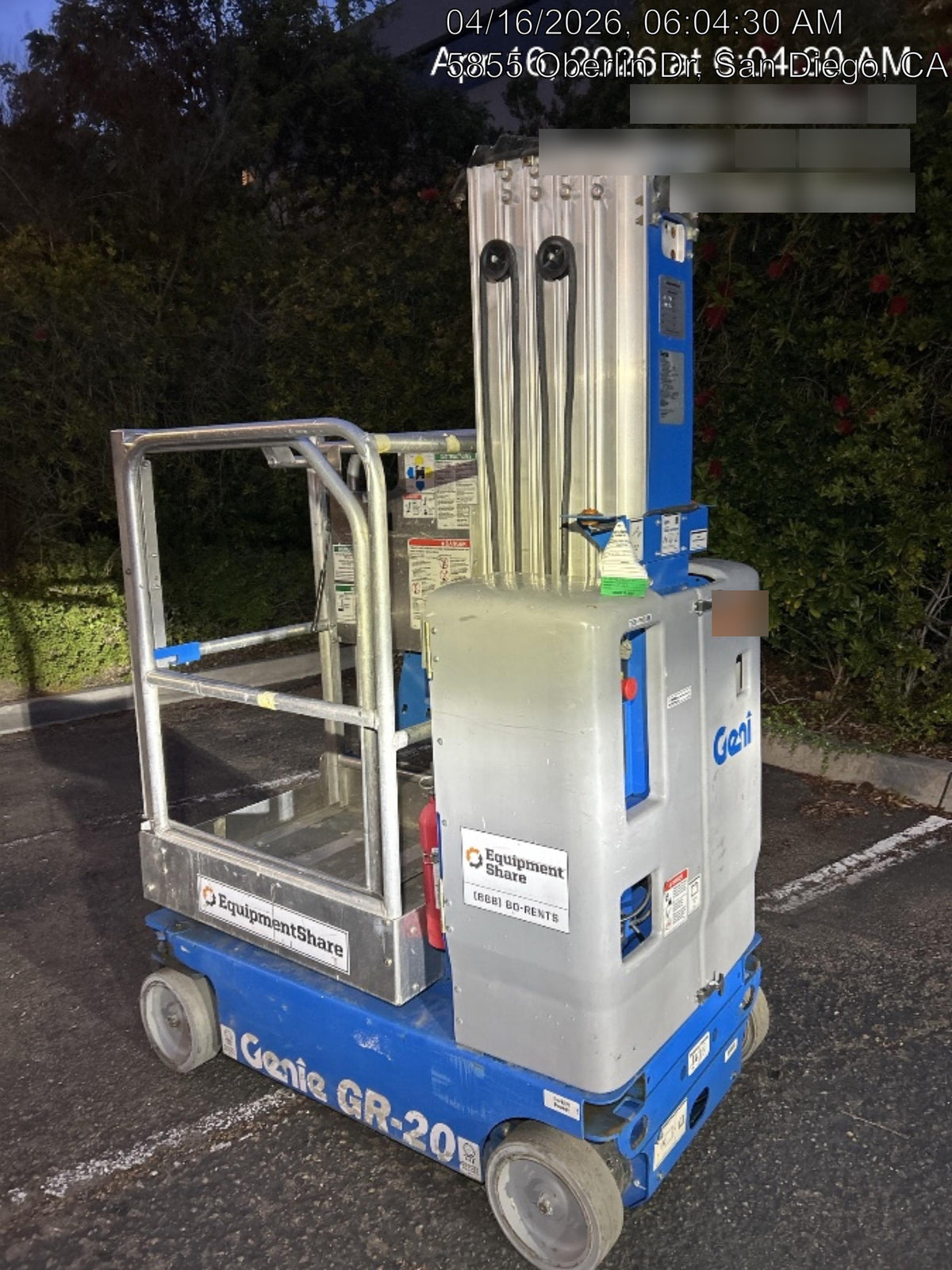 2020 GENIE GR-20