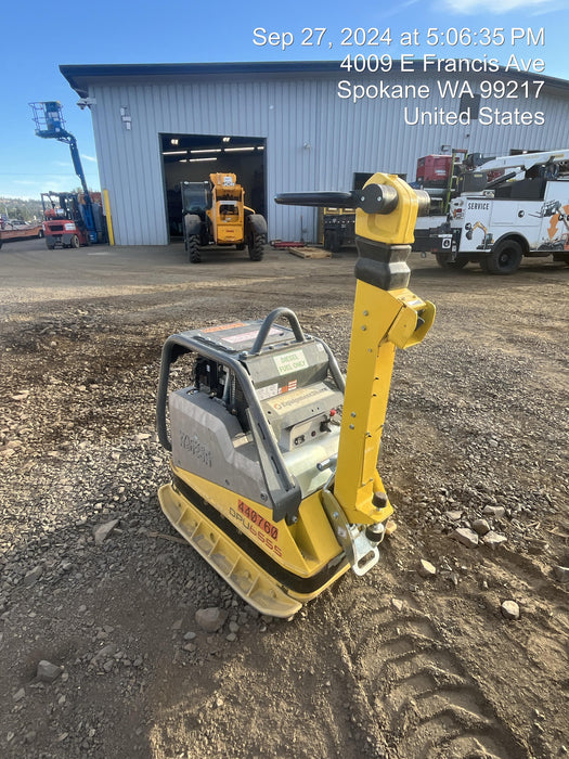 2024 Wacker Neuson DPU6555Heh Hatz Diesel, Reversible Plate Compactor, electric start
