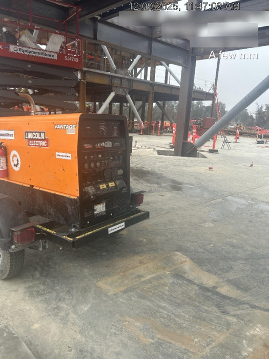 2022 Lincoln Electric LE400 Kubota V1505, Trlr, Cable Rack, Light Kit, ES Decals, T3