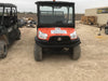 Kubota RTV-X1140W-H 4wd Utility Cart, LED Strobe, Windshield Tempered Glass, Pastic Canopy, Wire Harness Kit, Backup Alarm