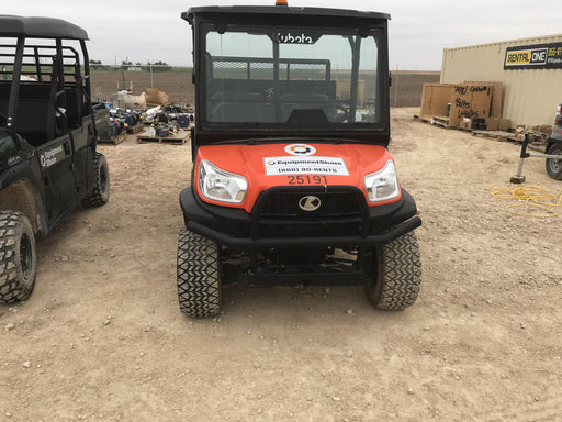 Kubota RTV-X1140W-H 4wd Utility Cart, LED Strobe, Windshield Tempered Glass, Pastic Canopy, Wire Harness Kit, Backup Alarm