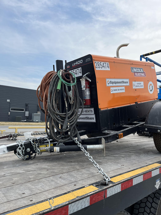 2022 Lincoln Electric LE400 Kubota V1505, Trlr, Cable Rack, Light Kit, ES Decals, T3