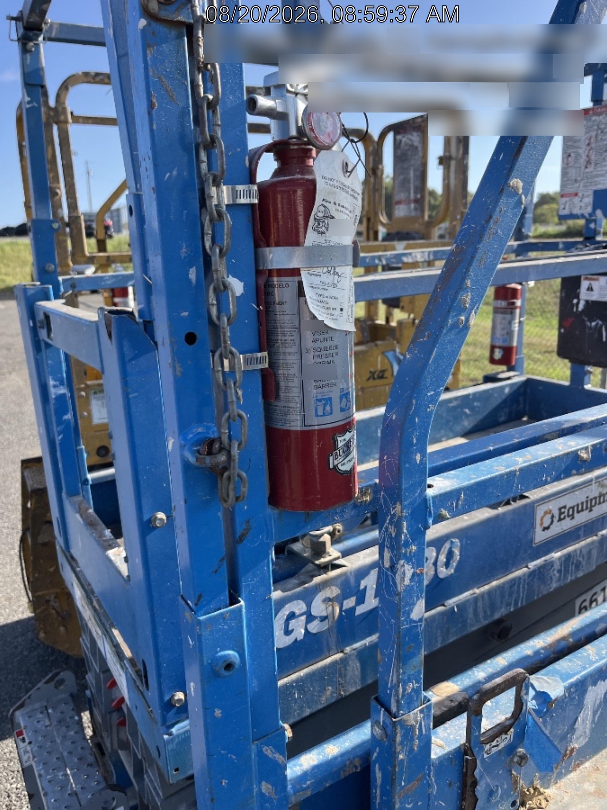 2019 Genie GS-1930 Fixed Rails with Chain Entry