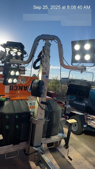 2024 Wanco WLTT-4MM4K Diesel, Deep Sea Controller, Shore Power Plug, Auto Start, (4) 350W LED Floodlights, 4kW Generator, 60 Gal Fuel Tank, 2" Ball, T3