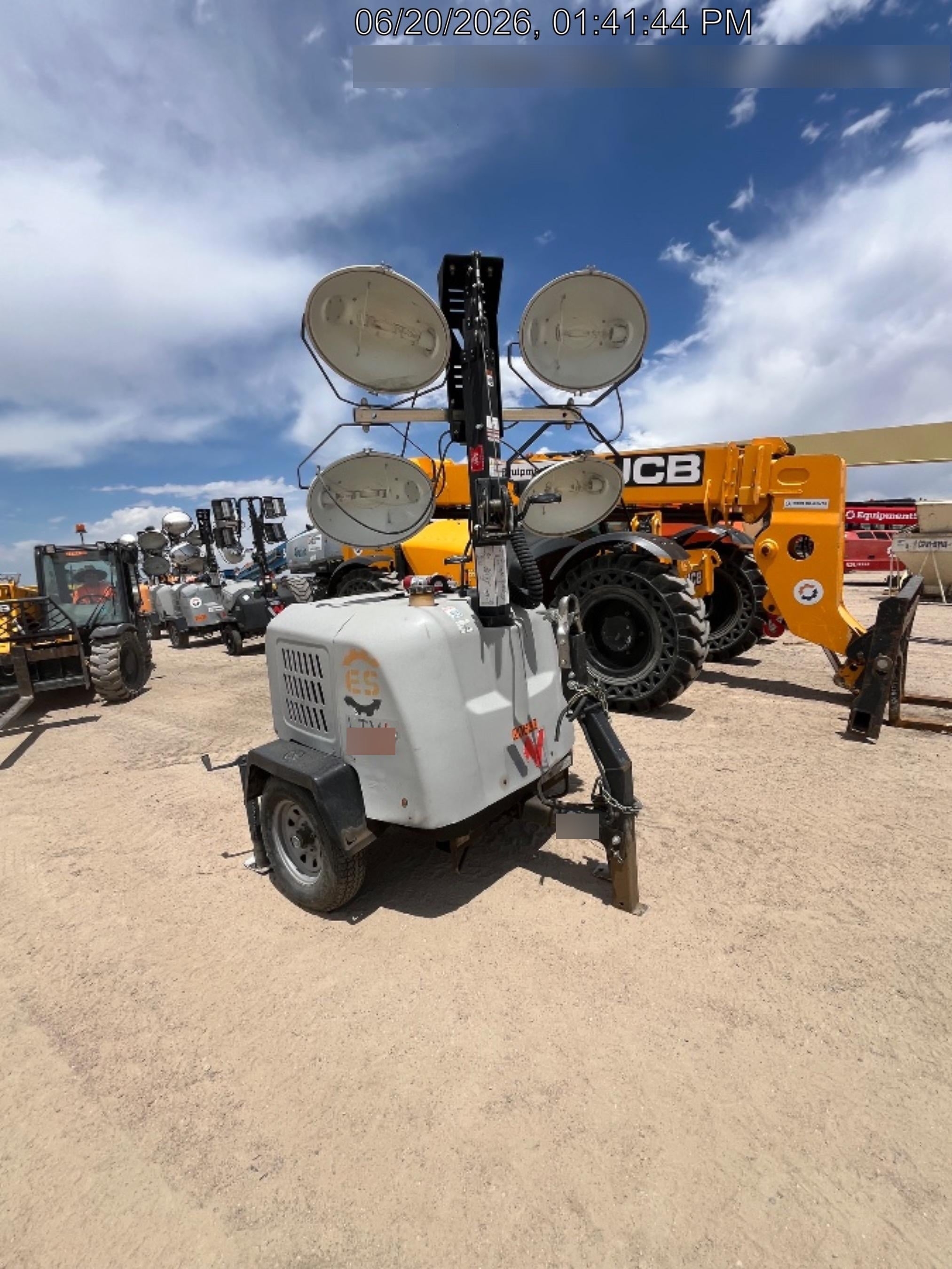 2018 Wacker Neuson LTV6L-MH Wacker Neuson LTV6L Mobile Light Tower w/Fuel Level Sensor Installed
