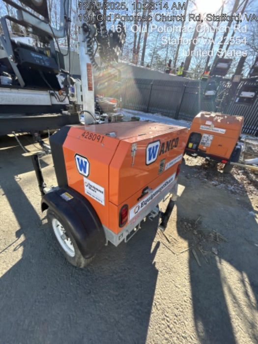 2024 Wanco WLTT-4MM4K Diesel, Deep Sea Controller, Shore Power Plug, Auto Start, (4) 350W LED Floodlights, 4kW Generator, 60 Gal Fuel Tank, 2" Ball, T3