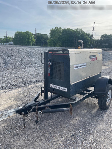 2019 Lincoln Electric Vantage 322 Ready-Pak 3, Two Wheel Trailer, Fender and Light Kit, Cable Rack