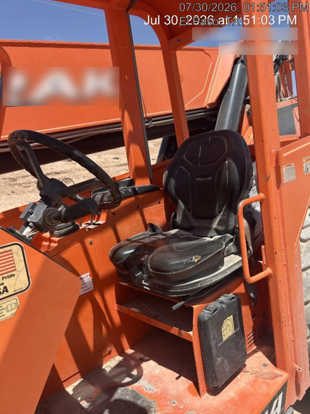 2018 Skytrak 10054 Skytrak 10054 10K Telehandler w/Open ROPS Solid Tires, LED Work Lights, Rotating Beacon, 60" Carriage/60" Forks