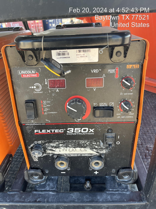 2022 LINCOLN ELECTRIC FLEXTEC 350X