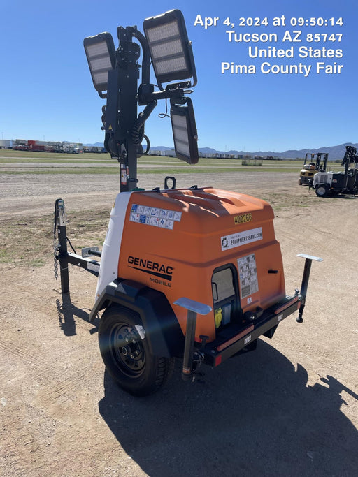 2024 Generac MLT2 Diesel, Flex Switch 120V Input, Powerzone Controller, 
(4) 320W LED Lights, 4kW Generator, 39.9 Gal Fuel Tank, 2" Ball, T3