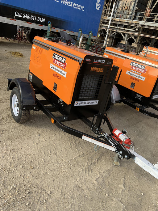 2022 Lincoln Electric LE400 Kubota V1505, Trlr, Cable Rack, Light Kit, ES Decals, T3