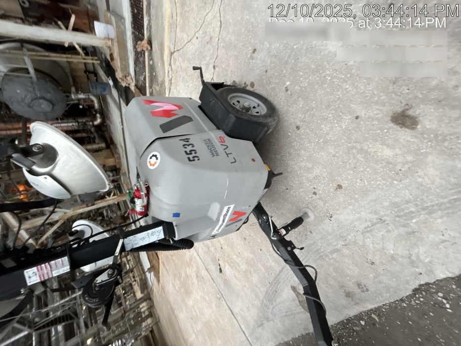 2017 Wacker Neuson LTV6L-MH Wacker Neuson 6 kW Towable Light Generator