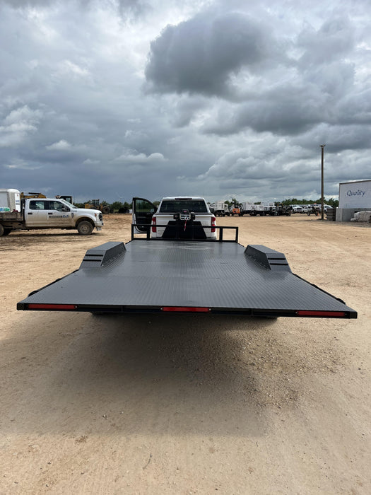 2024 TEXAS PRIDE TRAILERS 21' Lowboy Gravity Tilt Bed 14K Bumper Pull Trailer