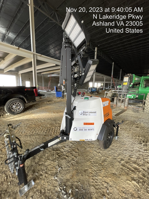 2023 Generac MLT2 Diesel, Flex Switch 120V Input, Powerzone Controller, (4) 320W LED Lights, 4kW Generator, 39.9 Gal Fuel Tank, 2" Ball, T3