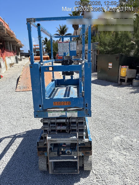 2020 Genie GS-1930 Solid Non Marking Tires, Beacon, Folding rails with half height swing gate
