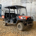 2022 Kubota RTV-X1140W-H Plastic Canopy, Windshield Acrylic Clear, LED Strobe Light, Wire Harness Kit, Back up Alarm