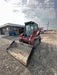 2019 Takeuchi TL10V2-CR Cab/Heat/AC, Rubber Tracks, Backup Alarm, Front & rear working Lights, Auxiliary Hydraulics, 2 Speed Travel, Engine Monitoring System, Hydraulic universal quick hitch w/76" HD smooth dirt bucket with bolt-on edge, 20.3 cubic feet capacity, 48" Pallet forks and frame