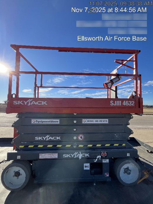 2016 Skyjack SJIII-4632 Standard Rental Specs
