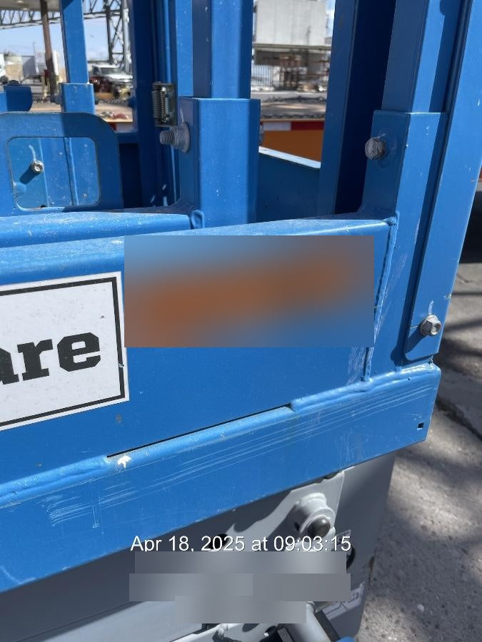 2019 Genie GS-1930 Half Height Swing Gate, 800W Inverter