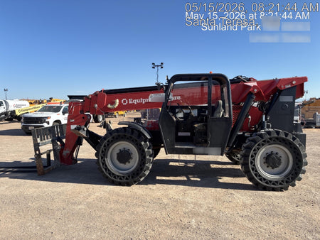 2019 Manitou MTA10055 Canopy, 120 HP, Solid Tires, Work Lights, Lift Hook, Auxiliary Hydraulics 66" Carriage and 60" Forks