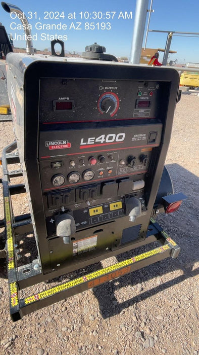 2024 Lincoln Electric LE400 Kubota V1505, Trlr, Cable Rack, Light Kit, ES Decals, T3