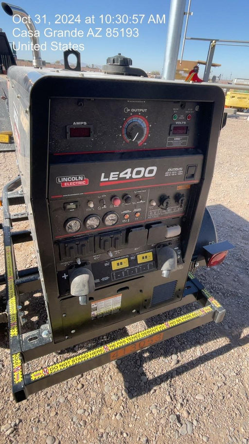 2024 Lincoln Electric LE400 Kubota V1505, Trlr, Cable Rack, Light Kit, ES Decals, T3