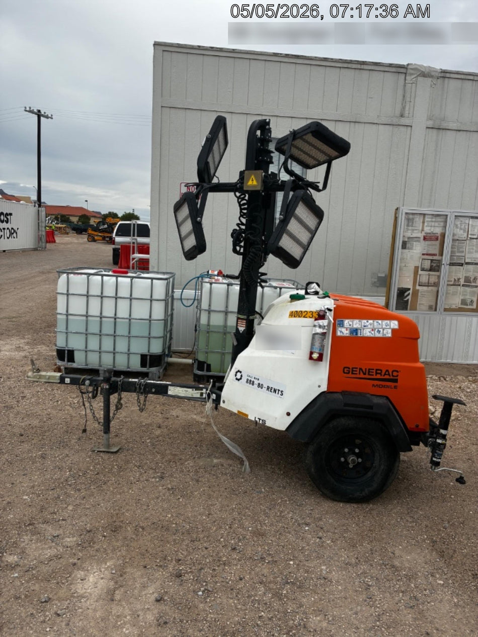 2024 Generac MLT2 Diesel, Flex Switch 120V Input, Powerzone Controller, 
(4) 320W LED Lights, 4kW Generator, 39.9 Gal Fuel Tank, 2" Ball, T3