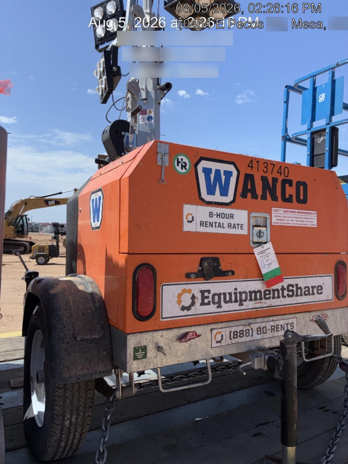 2024 Wanco WLTT-4MM4K Diesel, Deep Sea Controller, Shore Power Plug, Auto Start, (4) 350W LED Floodlights, 4kW Generator, 60 Gal Fuel Tank, 2" Ball, T3