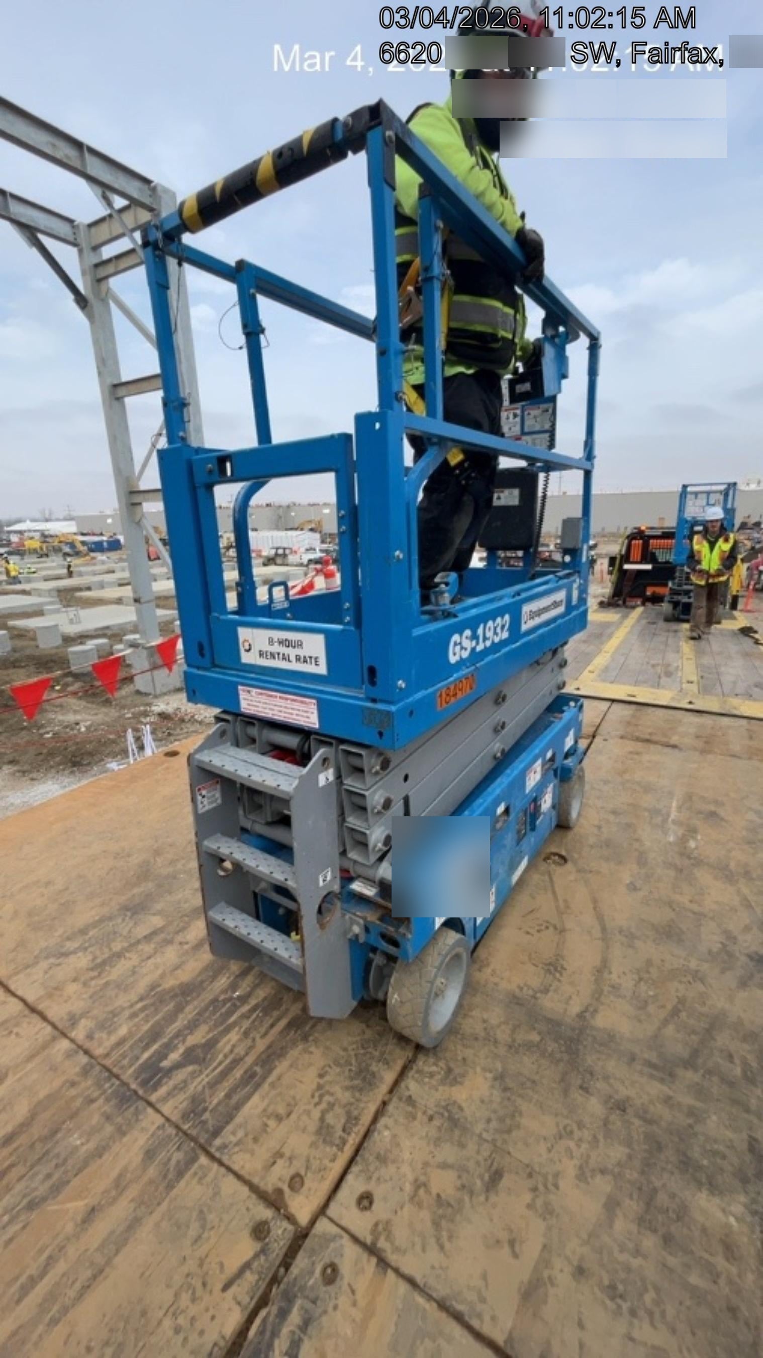2020 Genie GS-1930 Solid Non Marking Tires, Beacon, Folding rails with half height swing gate