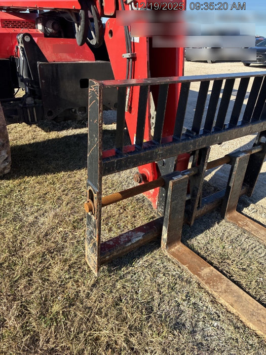 2019 Manitou MTA8044 74hp T4F, Open ROPS, Cab and Boom LED work lights, Auxiliary Hydraulics, Solid Tires, Amber strobe, Lift Hook 66" Carriage, 60" Forks
