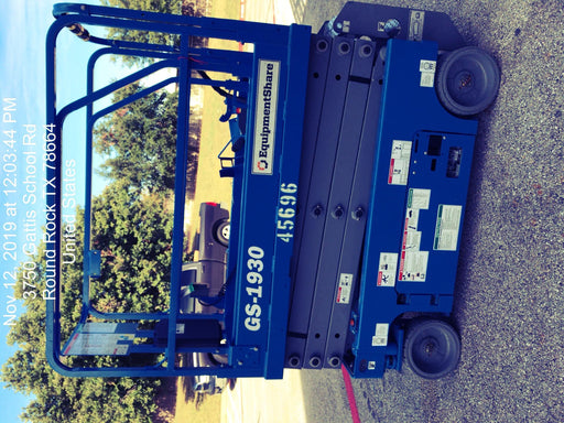 2019 Genie GS-1930 Fixed rails with chain Entry