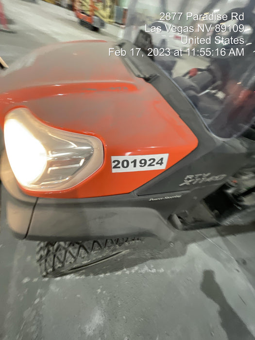 2022 Kubota RTV-X1140W-H Plastic Canopy, Windshield Acrylic Clear, LED Strobe Light, Wire Harness Kit, Back up Alarm