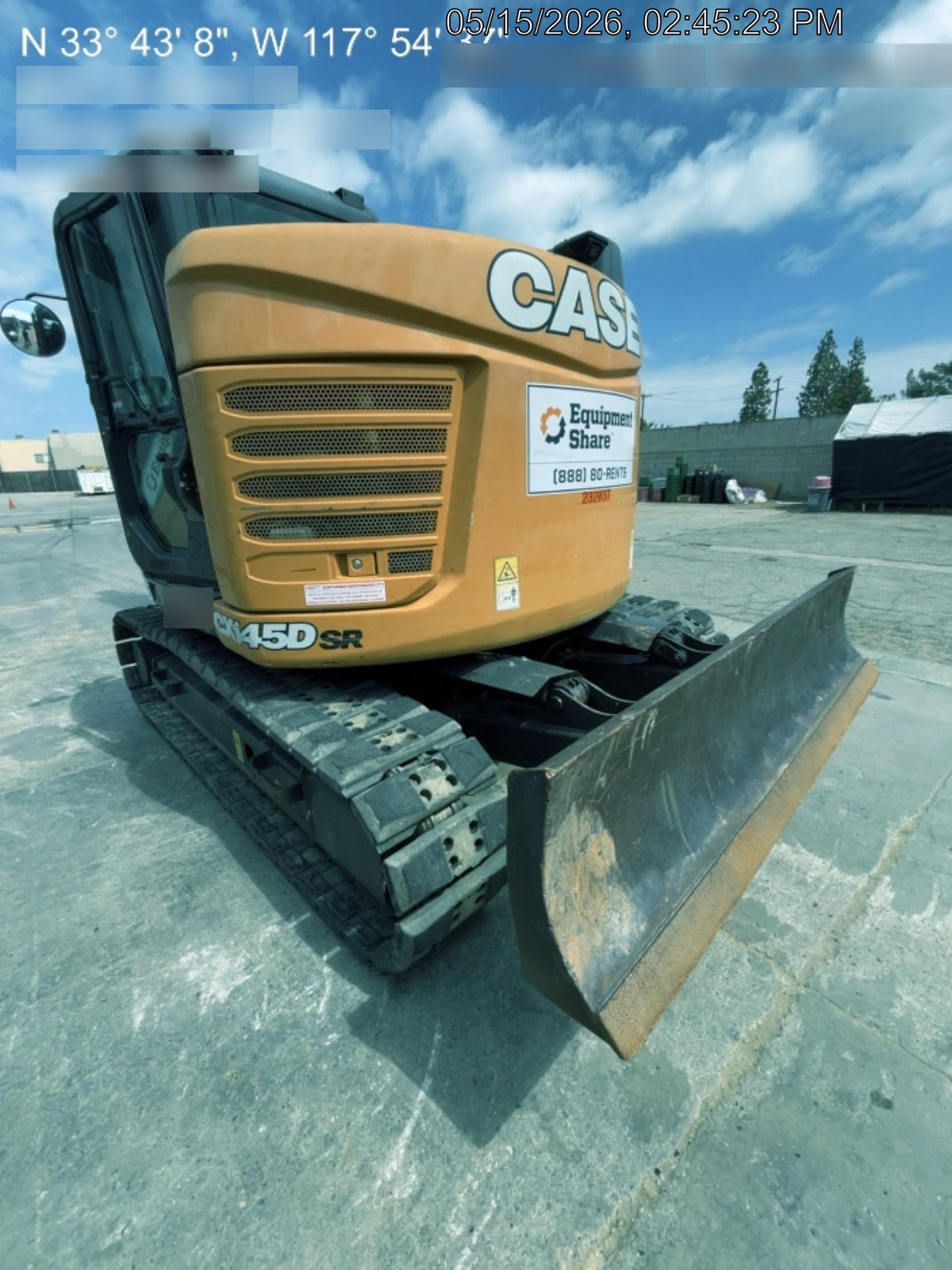 2022 CASE CX145D SR