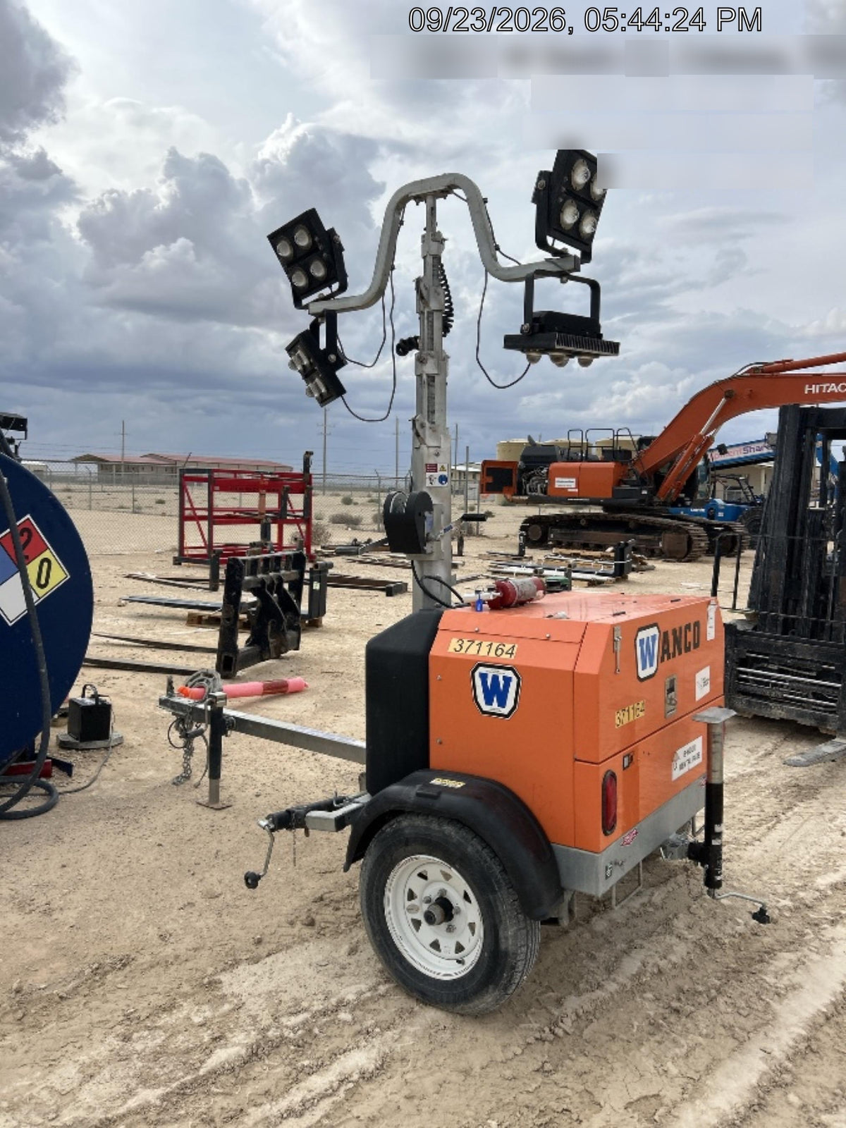 2023 Wanco WLTT-4MM4K Diesel, Deep Sea Controller, Shore Power Plug, Auto Start, (4) 350W LED Floodlights, 4kW Generator, 60 Gal Fuel Tank, 2" Ball, T3