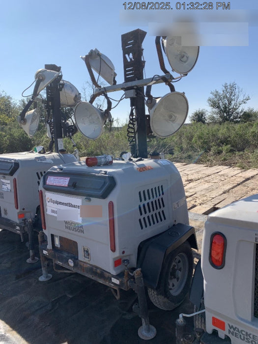 2019 Wacker Neuson LTV6L-MH Wacker Neuson LTV6L Mobile Light Tower w/Fuel Level Sensor Installed