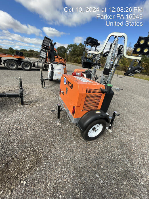 2024 Wanco WLTT-4MM4K Diesel, Deep Sea Controller, Shore Power Plug, Auto Start, (4) 350W LED Floodlights, 4kW Generator, 60 Gal Fuel Tank, 2" Ball, T3