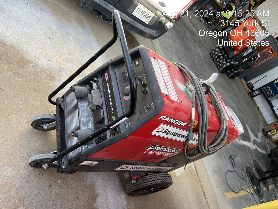 2024 Lincoln Electric Ranger 305 LPG Ranger 305 LPG, Undercarriage, Tank Holder & Strap, 10kw AC Gen, 25hp Kohler LPG Eng