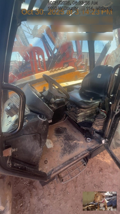 2018 JCB 510-56 JCB 510-56 Telehandler 74 HP w/CAB/HVAC, Beacon, Worklights, Aux Hydraulics, Solid Tires, 60" Carriage/Forks