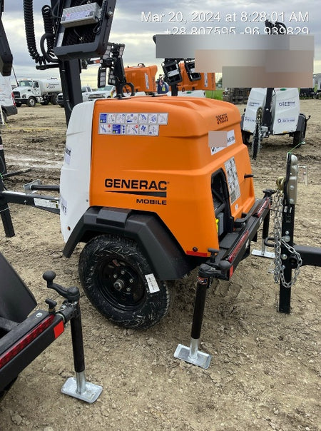 2024 Generac MLT2 Diesel, Flex Switch 120V Input, Powerzone Controller, 
(4) 320W LED Lights, 4kW Generator, 39.9 Gal Fuel Tank, 2" Ball, T3
