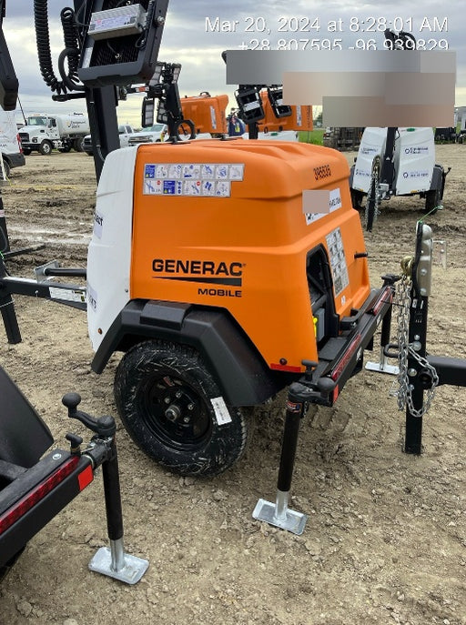 2024 Generac MLT2 Diesel, Flex Switch 120V Input, Powerzone Controller, 
(4) 320W LED Lights, 4kW Generator, 39.9 Gal Fuel Tank, 2" Ball, T3
