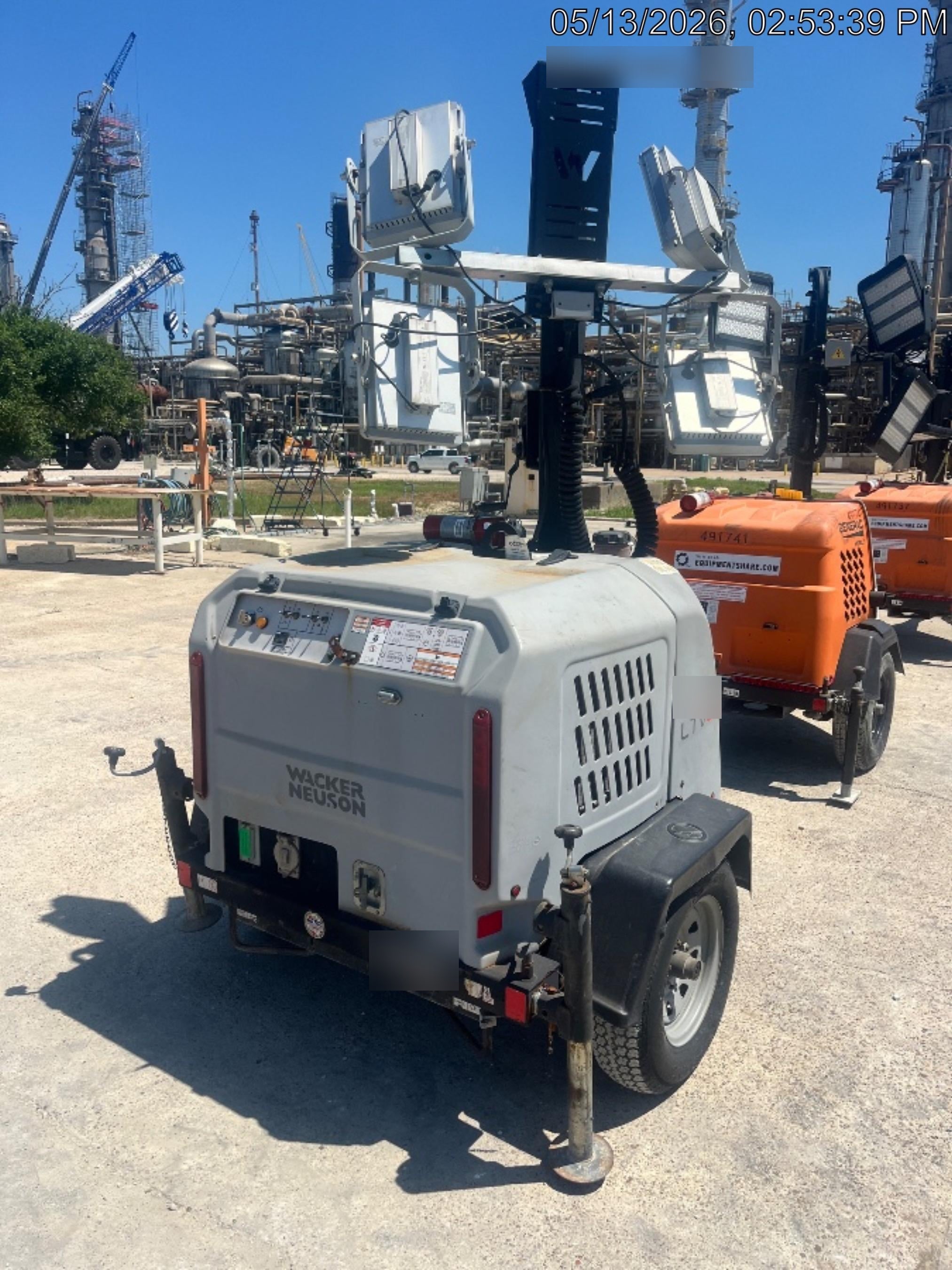 2019 Wacker Neuson LTV6K-LED Standard LED Towable Light Tower w/None