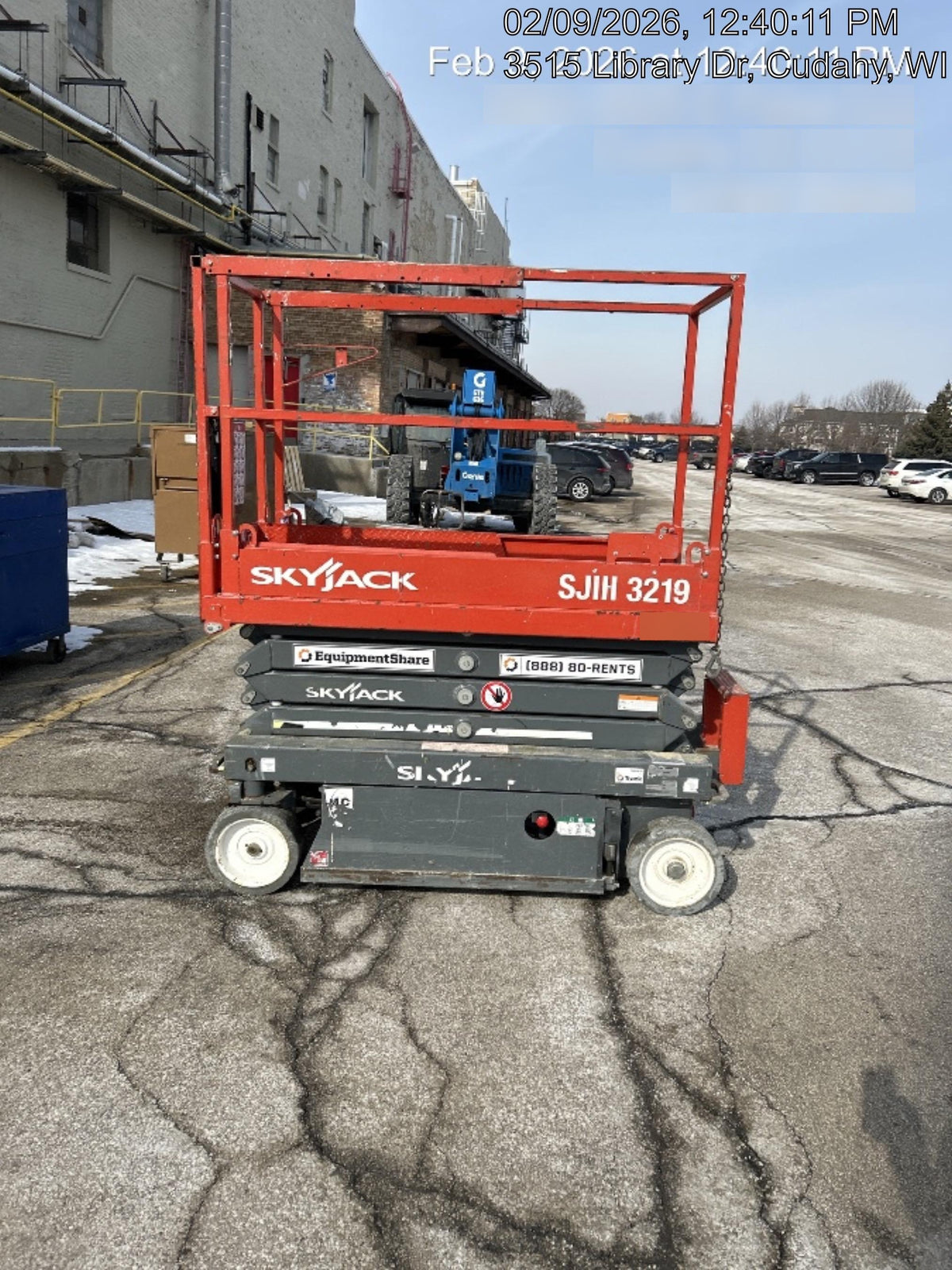 2018 Skyjack SJIII-3219 Standard Rental Specs