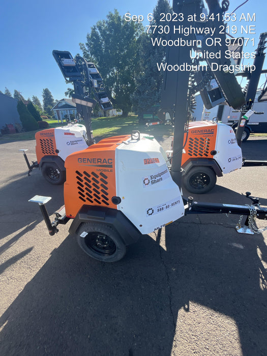 2023 Generac MLT2 Diesel, Flex Switch 120V Input, Powerzone Controller, (4) 320W LED Lights, 4kW Generator, 39.9 Gal Fuel Tank, 2" Ball, T3