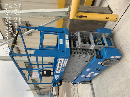 2020 Genie GS-3232 Standard, Folding half height swing gate, 800W Inverter